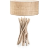 Image de DRIFTWOOD Lampe de table en bois à 1 lumière