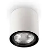 Image de Plafonnier blanc MOOD 1 ampoule en aluminium