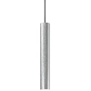 Image de Ideal Lux 141800 Look Lampe à suspendre cylindre Ø 6cm véritable feuille d'argent