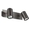 Image de Applique murale noire SPOT 2 ampoules