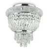 Image de Ideal Lux - Dubai - Lustre À 3 Ampoules Au Fini Chrome, E14