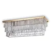 Image de Ideal Lux Plafonnier Martinez 8-flg. or, transparent 213569
