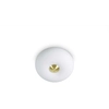 Image de Ideal Lux Plafonnier Arizona 2 flammes blanc, laiton satiné 214498