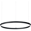 Image de Suspension moderne Oracle Aluminium-Plastique Noir Led 32W 3000K