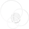 Image de Ideal lux FRAME PL CERCHIO Applique murale Plafonnier au design circulaire Structure Blanc