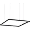 Image de Suspension moderne Oracle Aluminium-Plastique Noir Led 33W 3000K