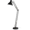 Image de Ideal Lux WALLY PT1 Lampadaire avec douille E27 Structure noire Bras articulé réglable