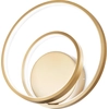 Image de Ideal lux OZ AP applique avec diffuseur en caoutchouc structure laiton design circulaire moderne