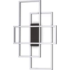 Image de Ideal lux FRAME PL CERCHIO Applique murale plafonnier design rectangulaire structure noire