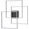 Image de Ideal lux FRAME PL CERCHIO Applique murale plafonnier design carré structure noir