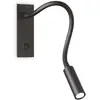 Image de Applique moderne Io Metal Black Led 3W 3000K Warm Light