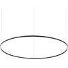 Image de Suspension moderne Oracle Aluminium-Plastique Noir Led 89W 3000K D150Cm