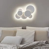 Image de Plafonnier moderne Nuage Métal Blanc Led 46W 3000K Lumière Chaude