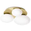 Image de Plafonnier contemporain Ninfea Laiton Métallique 3 Luminaires Gx53 9W 3000K Lumière Chaude