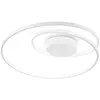 Image de Plafonnier moderne Dali Oz Metal Blanc Led 48W 3000K Warm Light