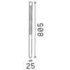 Image de Jedi Lampadaire Moderne Métal Anthracite Led 12W 3000K Lumière Chaude