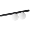 Image de Plafonnier contemporain Binomio Metal Black 2 Lucig9 4W 3000K Ip20