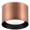 Image de Plafonnier contemporain Spike Aluminium Cuivre 1 Lumière Gx53 15W 3000K Ip20