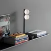 Image de Abatjour contemporain Ping Pong Metal Black Integrated Led 6W 3000K Ip20