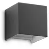 Image de Ideal Lux 313429 OUTDOOR ATOM Applique murale d'extérieur LED 12 W 1050/670 lm 3000 K IP54 Anthracite
