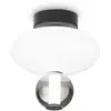 Image de Plafonnier contemporain Lumiere Metal Black Led 18W 3000K Ip20