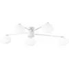 Image de Plafonnier moderne Hermes Metal White 5 Lights G9 28W 3000K Ip20