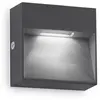 Image de Ideal Lux 316871 OUTDOOR DEDRA BIG Applique murale d'extérieur à LED 1,5 W 160/45 lm 3000 K IP65 Anthracite