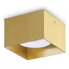 Image de Plafonnier contemporain Spike Aluminium Brass 1 Light Gx53 15W 3000K Ip20