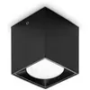 Image de Plafonnier contemporain Dot Aluminium Noir Led Intégré 4W 3000K Ip20
