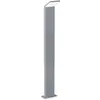 Image de Ideal Lux 322384 OUTDOOR STYLE Lampadaire/poteau d'éclairage LED pour l'extérieur, H 1 000 mm, 9 W, 1 050/810 lm, 3 000 K, IP54, gris