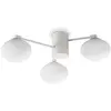 Image de Plafonnier contemporain Hermes Metal White 3 Lights G9 28W 3000K Ip20