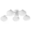 Image de Plafonnier contemporain Hermès Métal Blanc 5 Lumières G9 28W 3000K Ip20