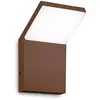 Image de Ideal Lux 322704 OUTDOOR STYLE Applique murale d'extérieur à LED 9 W 1050/780 lm 3000 K IP54 Brun café