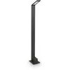 Image de Ideal Lux 326733 OUTDOOR AGOS Lampadaire/mât d'éclairage LED pour l'extérieur, V800 mm, 6,5 W, 670/560 lm, 3000 K, IP54, noir