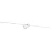 Image de Applique contemporaine à Led blanches fil aluminium 16W 3000K Ip44
