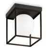 Image de Plafonnier contemporain Lingotto Metal Black 1 Light E14 28W Ip20