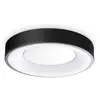 Image de Plafonnier contemporain Planet Metal Black Led Integrated 17W 3000K Ip20