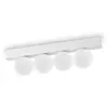 Image de Plafonnier contemporain Ping Pong Métal Blanc Led Intégré 12W 3000K Ip20