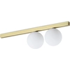 Image de Plafonnier contemporain Binomio Laiton Métallique 2 Lumières G9 4W 3000K Ip20