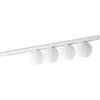 Image de Plafonnier contemporain Binomio Métal Blanc 4 Lumières G9 4W 3000K Ip20