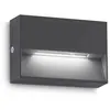 Image de Ideal Lux 328645 OUTDOOR DEDRA Petite applique murale d'extérieur à LED 1,5 W 160/45 lm 3000 K IP65 Anthracite