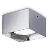 Image de Plafonnier contemporain Spike Aluminium Chrome 1 Lumière Gx53 15W 3000K Ip20