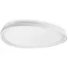 Image de Plafonnier contemporain Gemini Metal Blanc Led Intégré 42W 3000K Ip20