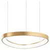 Image de Ideal Lux 341545 GEMINI Suspension LED 36 W 4000/2440 lm 2700 K Laiton MARCHE/ARRÊT