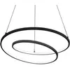 Image de Ideal Lux 342412 OZ Suspension D800 mm LED 52 W 5800/2330 lm 2700 K noir MARCHE/ARRÊT