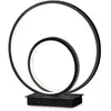 Image de Lampe de table Ideal Lux 342504 OZ, H 310 mm, LED 22 W, 2800/1100 lm, 4000 K, noire, marche/arrêt