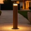 Image de Ideal Lux 346700 BOEING Lampadaire d'extérieur, H 700 mm, LED, 14 W, 1 700/300 lm, 3 000 K, IP65, marron