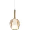Image de Suspension Ideal Lux 1x E27 couleur ambre IP20 KALIQUE 359885