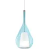 Image de Suspension Ideal Lux 3x E27 bleue IP20 KALIQUE 360089