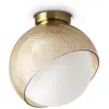 Image de Plafonnier Ideal Lux 1x E27 en laiton IP20 BLOOM 366579